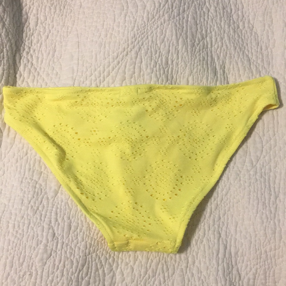 Lemon yellow aerie Bikini bottoms